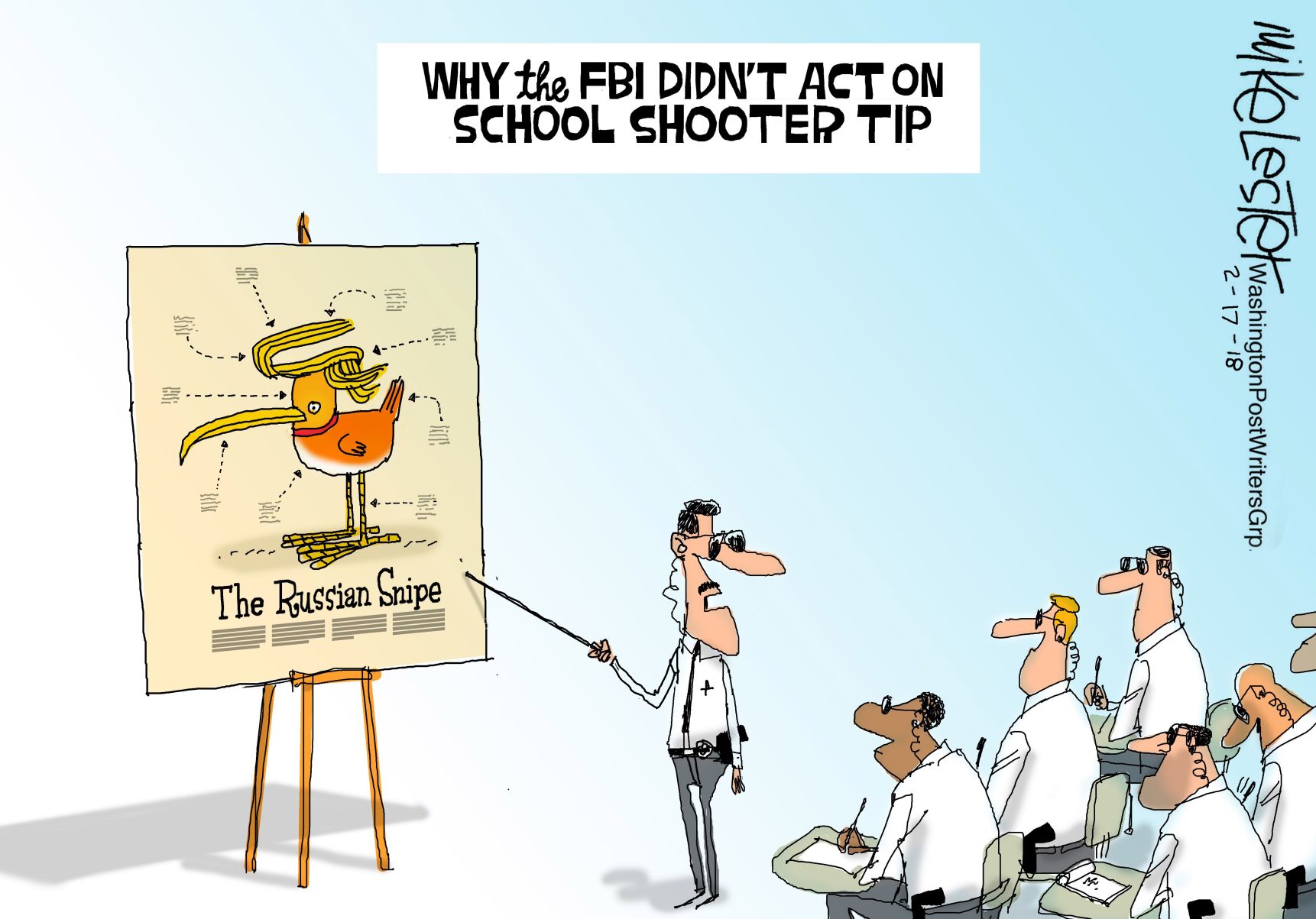 Mike Lester cartoon